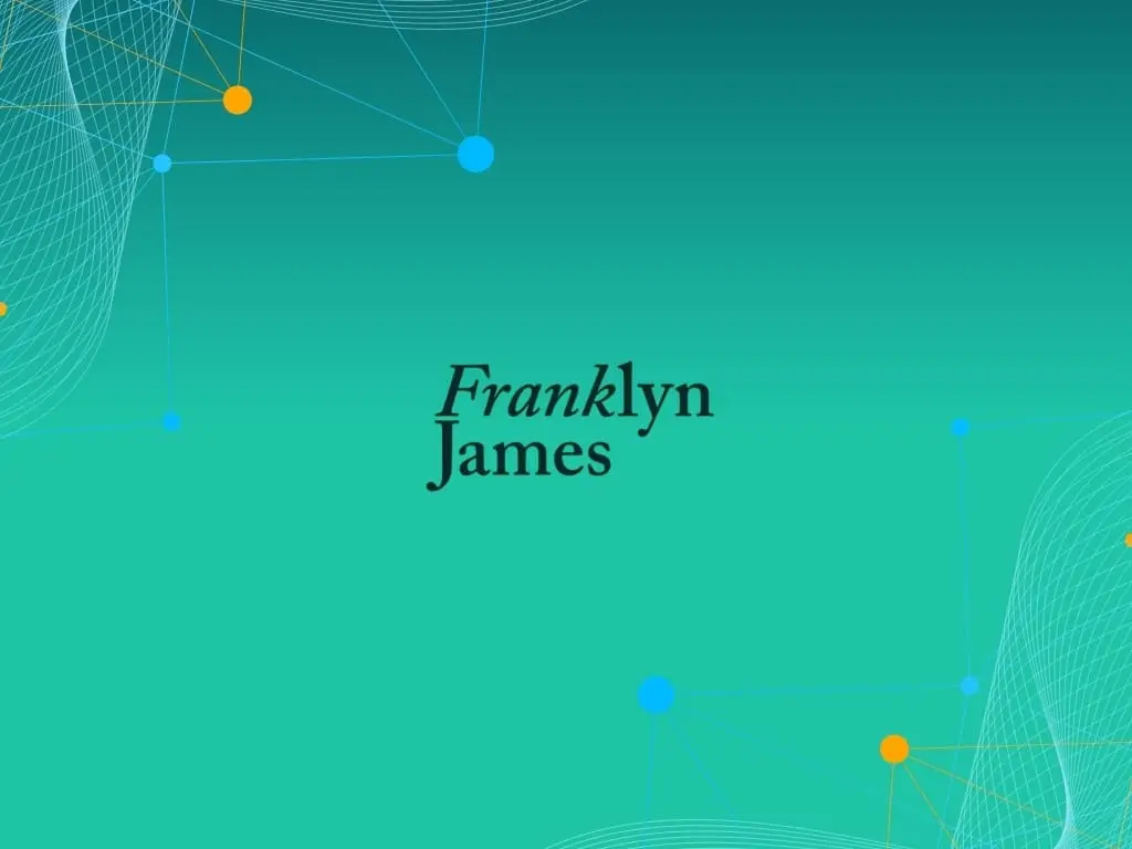 Franklyn James logo on a teal security graphic