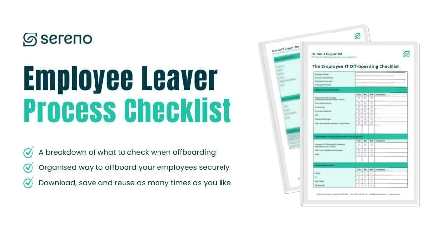 Employee Leaver process checklist